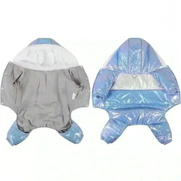 Dog Winter Coat,Waterproof Non-stick Wool Pet Cotton Jacket for Dogs - Picture 9 of 10